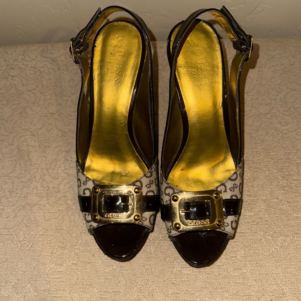 Gorgeous, Guess high heels, one of a kind unique style